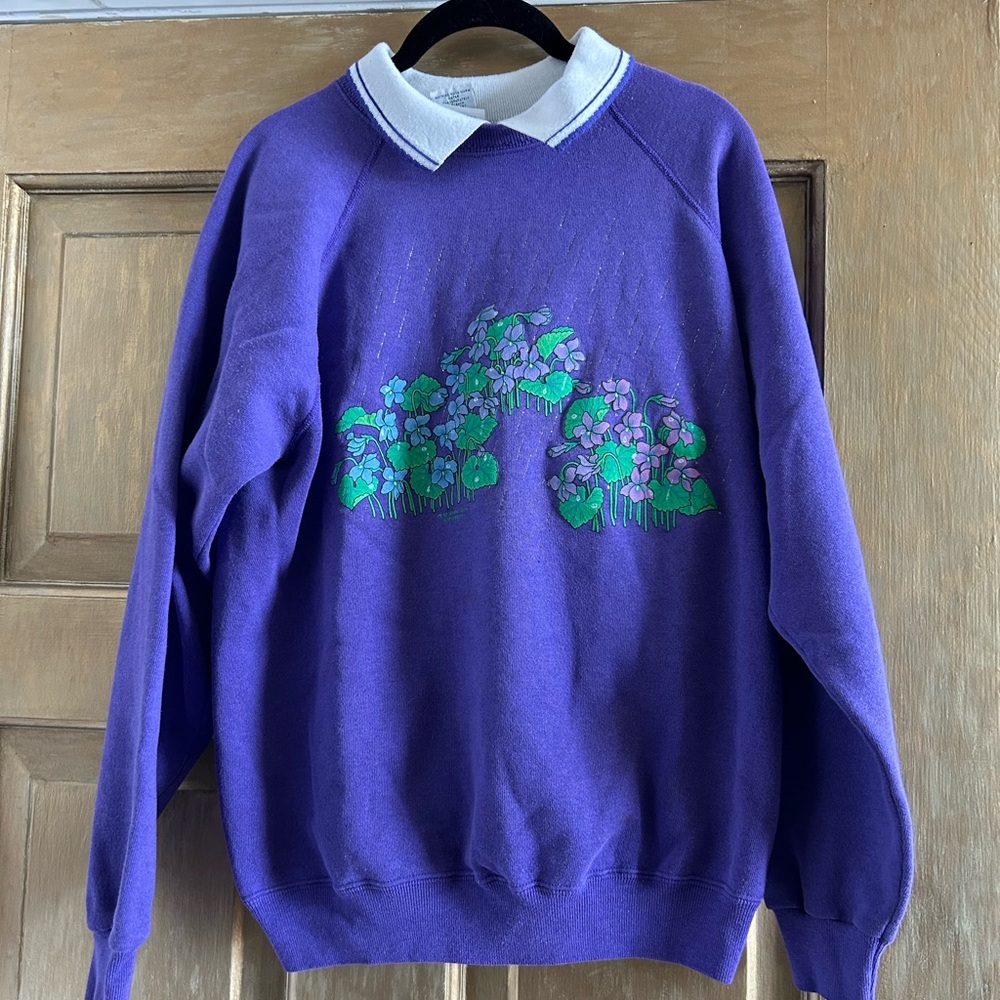 Vintage‎ collared sweatshirt
